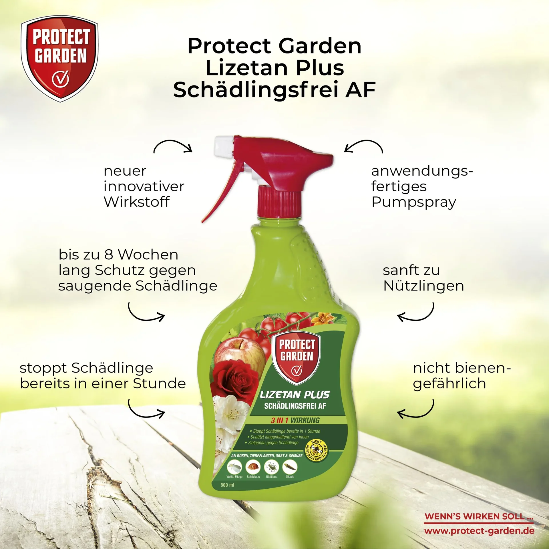 Lizetan Plus Schädlingsfrei AF 800 ml - 0