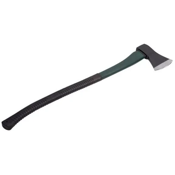 2er-Set Äxte - Axt und Spaltaxt - 90cm/30cm - schwarz/grün - 1