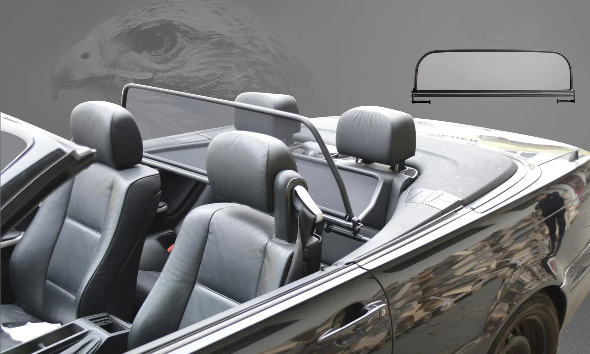 Cabrio Windschott - Premium-Line BMW 3-er E46 - 2