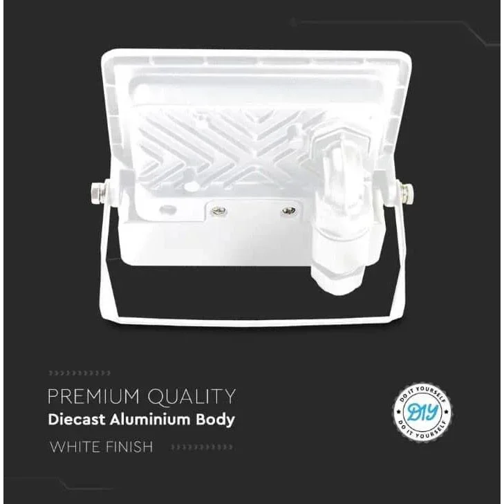 VT-138S LED-Flutlicht mit Sensor - 30 W - 2340 Lm - 4000K - Weiß - 5