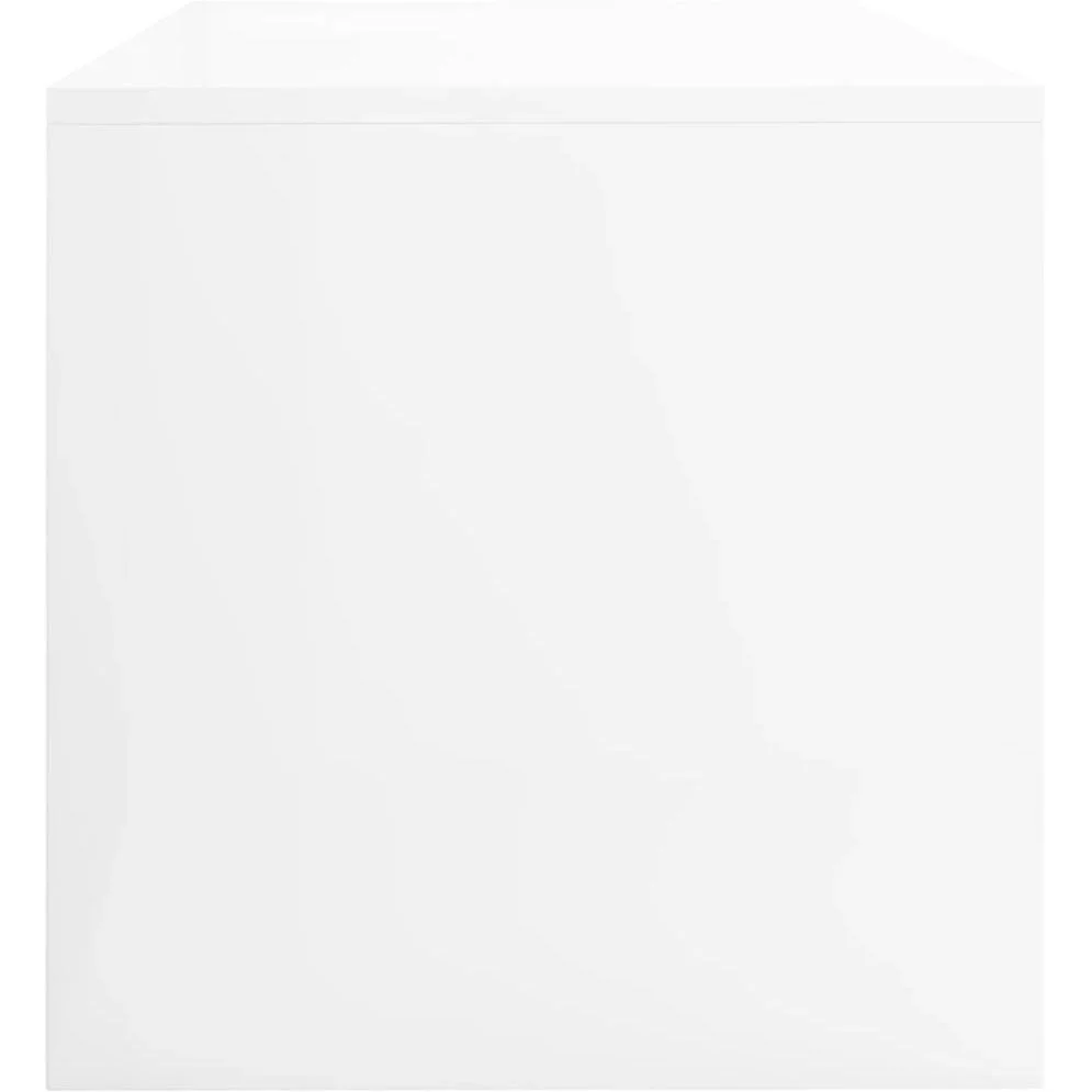 TV-Schrank 120x40x40 cm Hochglanz weiß Spanplatte - 0