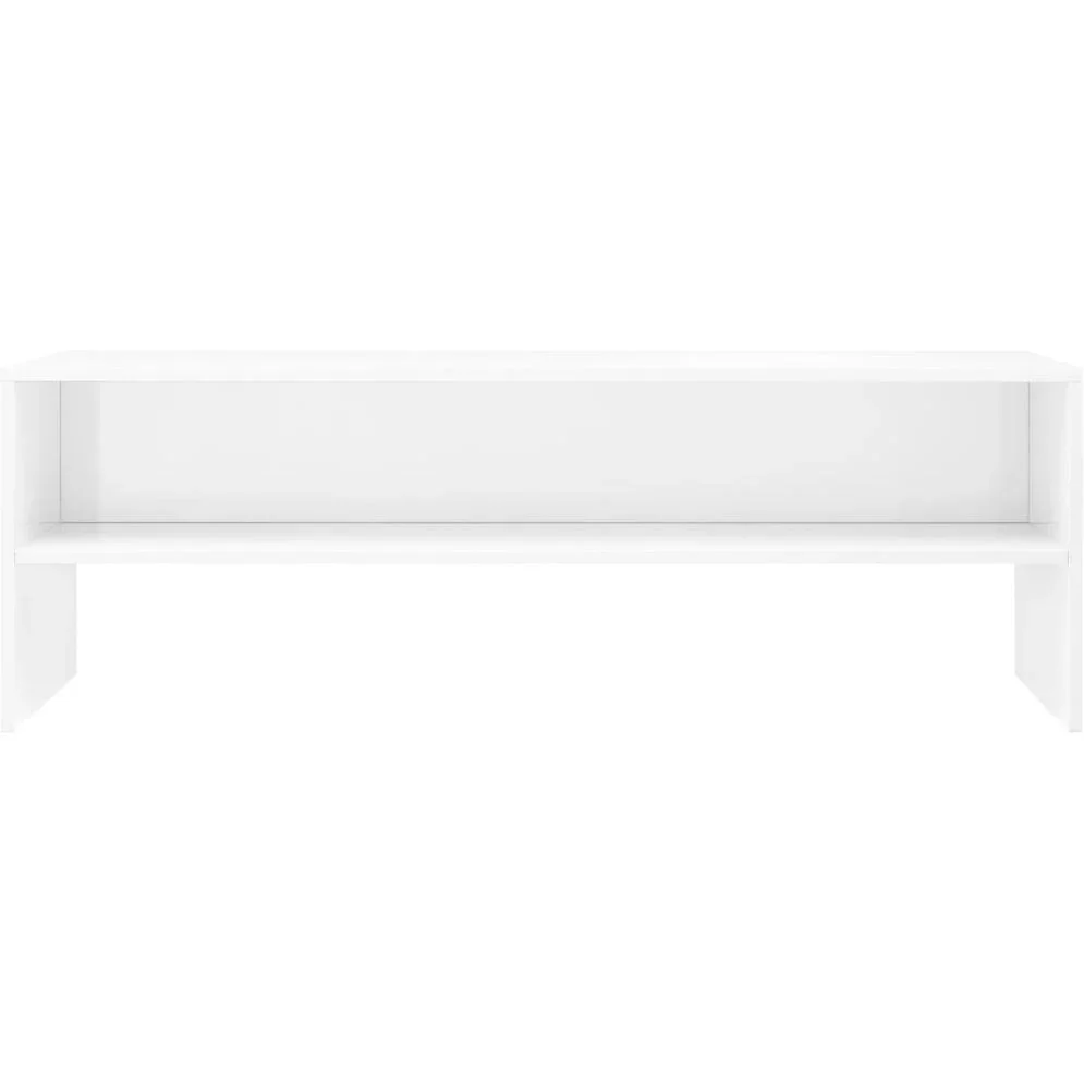 TV-Schrank 120x40x40 cm Hochglanz weiß Spanplatte - 3