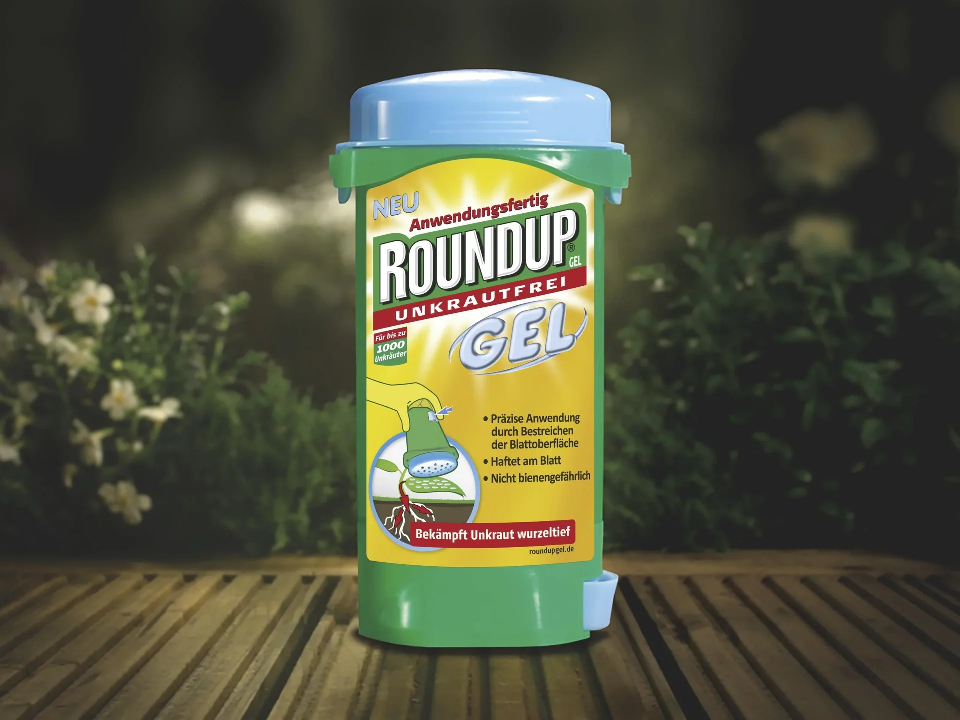 Unkrautfrei Speed - 2,5 L mit Drucksprüher Gratis dazu Roundup Gel - 5