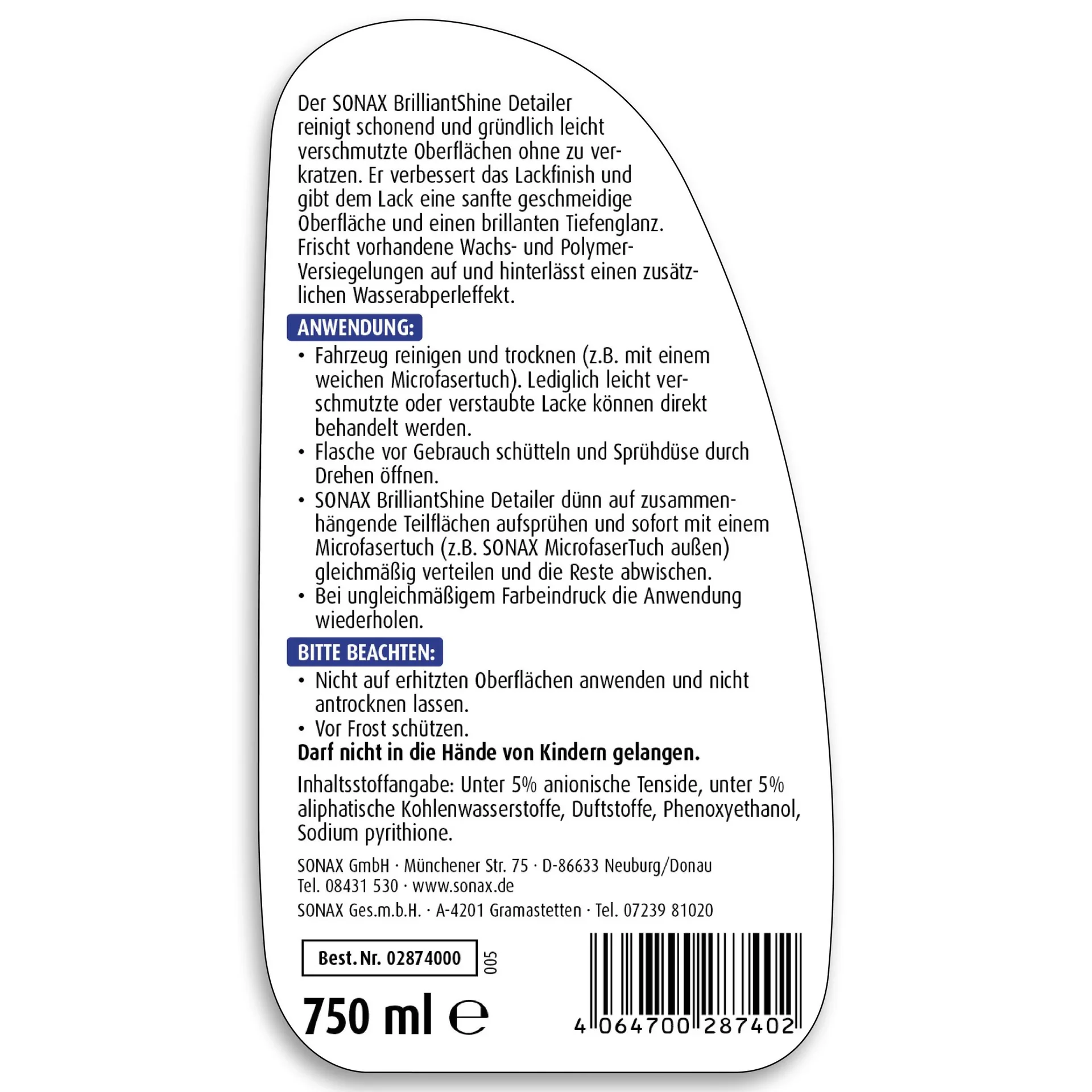 XTREME Brilliant Shine Detailer 750 ml - 0