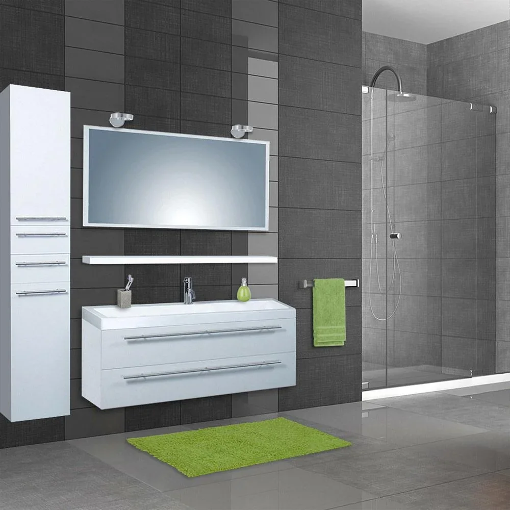 Badezimmermöbel Force 125 cm - Weiss - 3