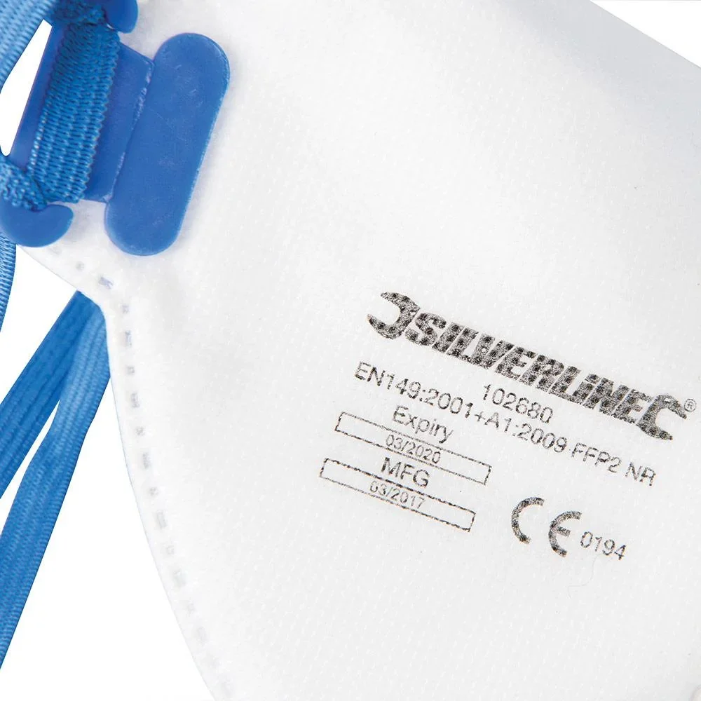 Flach faltbare FFP2-Staubmaske, Einweg-Displaybox, 50 Stk. FFP2 - 3