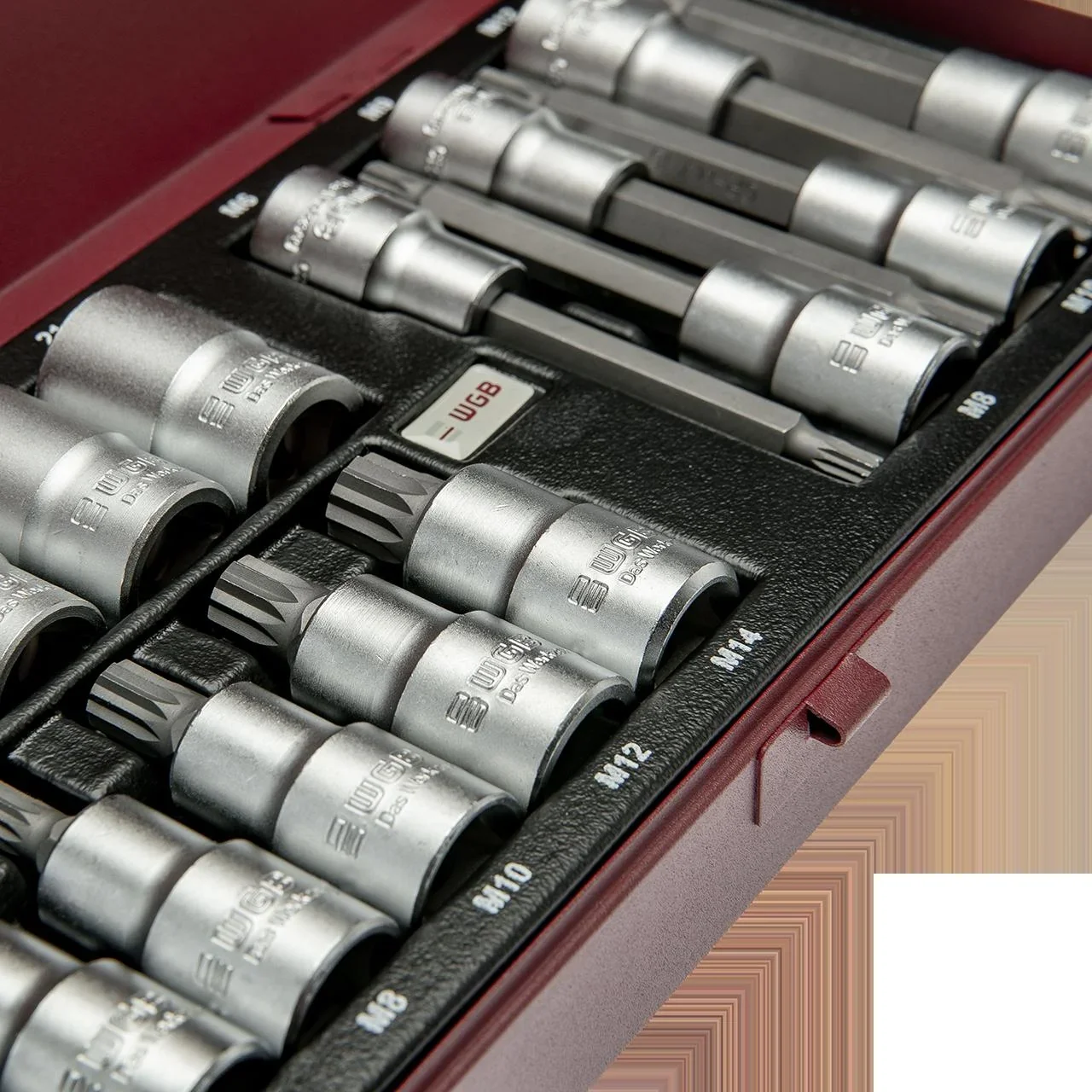 Steckschlüssel-Garnitur 1/2" mit XZN Bits 18-teilig - 2