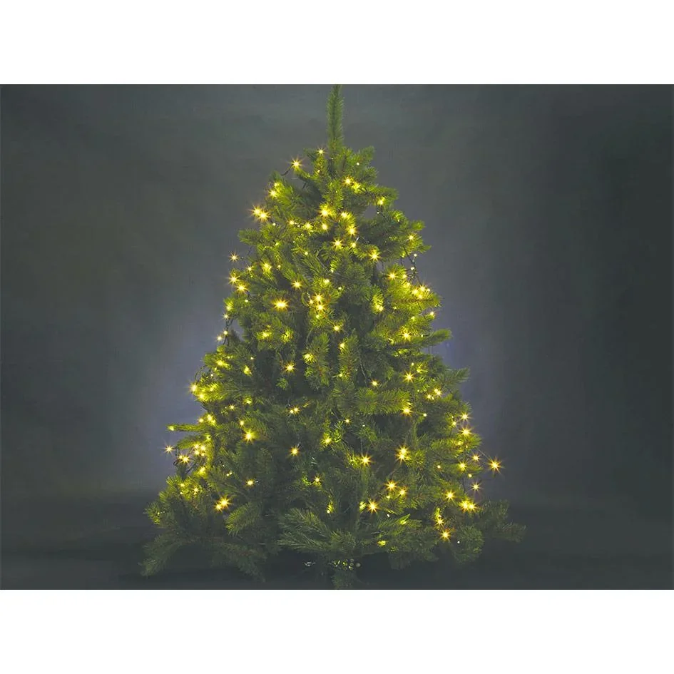Vellight Weihnachtsbeleuchtung - für Weihnachtsbäume bis zu 180 cm - 220 LEDs - Warmweiß - Innen & Außen - 1