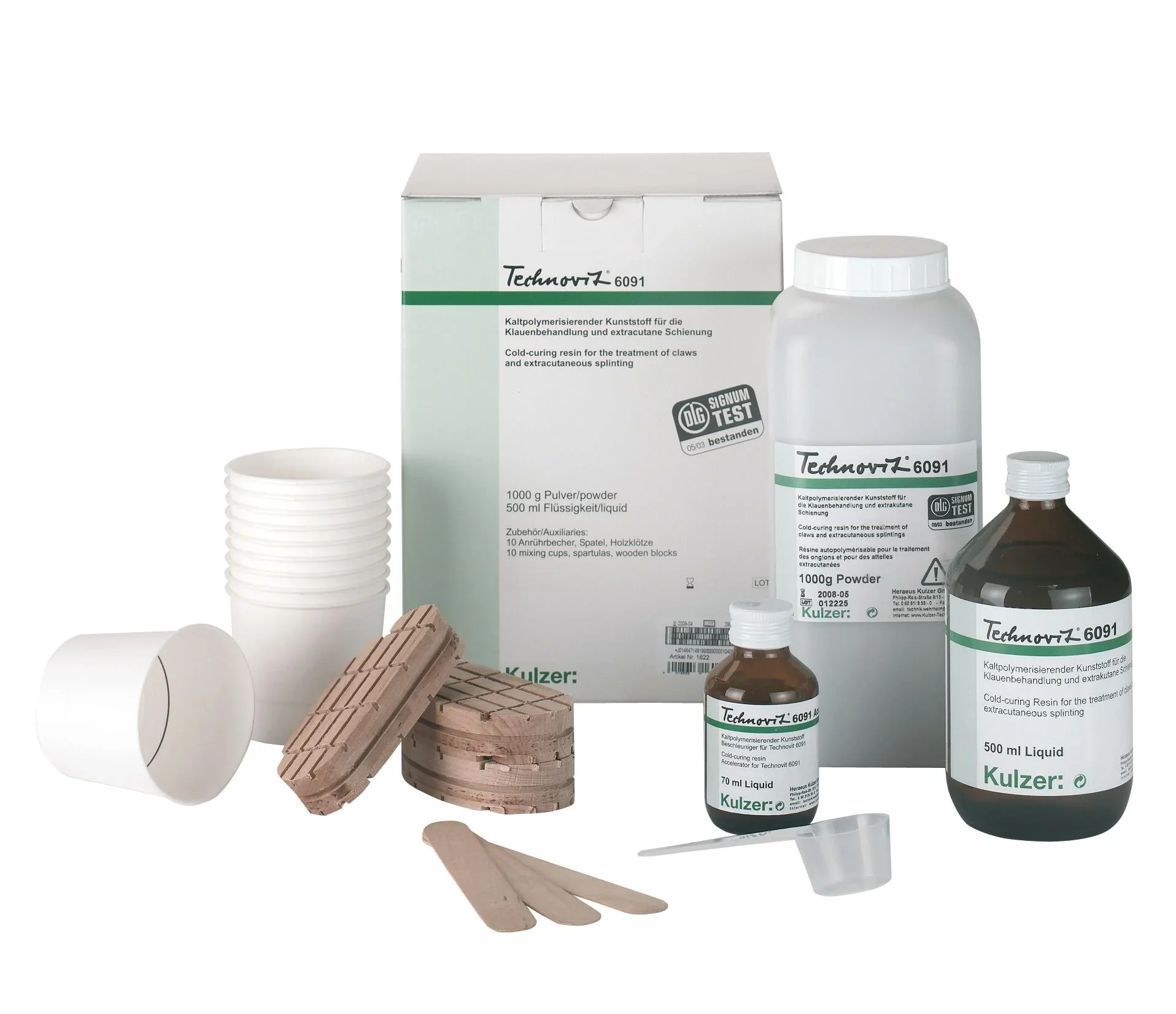 Technovit 6091 10er Set, Klauenpflege für Rinder - 0