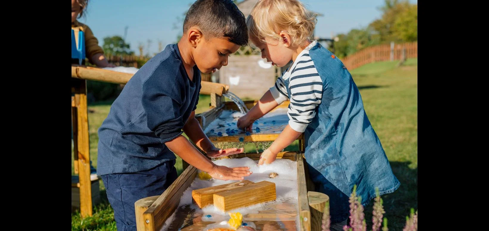 Discovery Wasserspiel Forest , Outdoor-Wasserspiel für Kinder aus Holz, Malscheibe, natur - 9