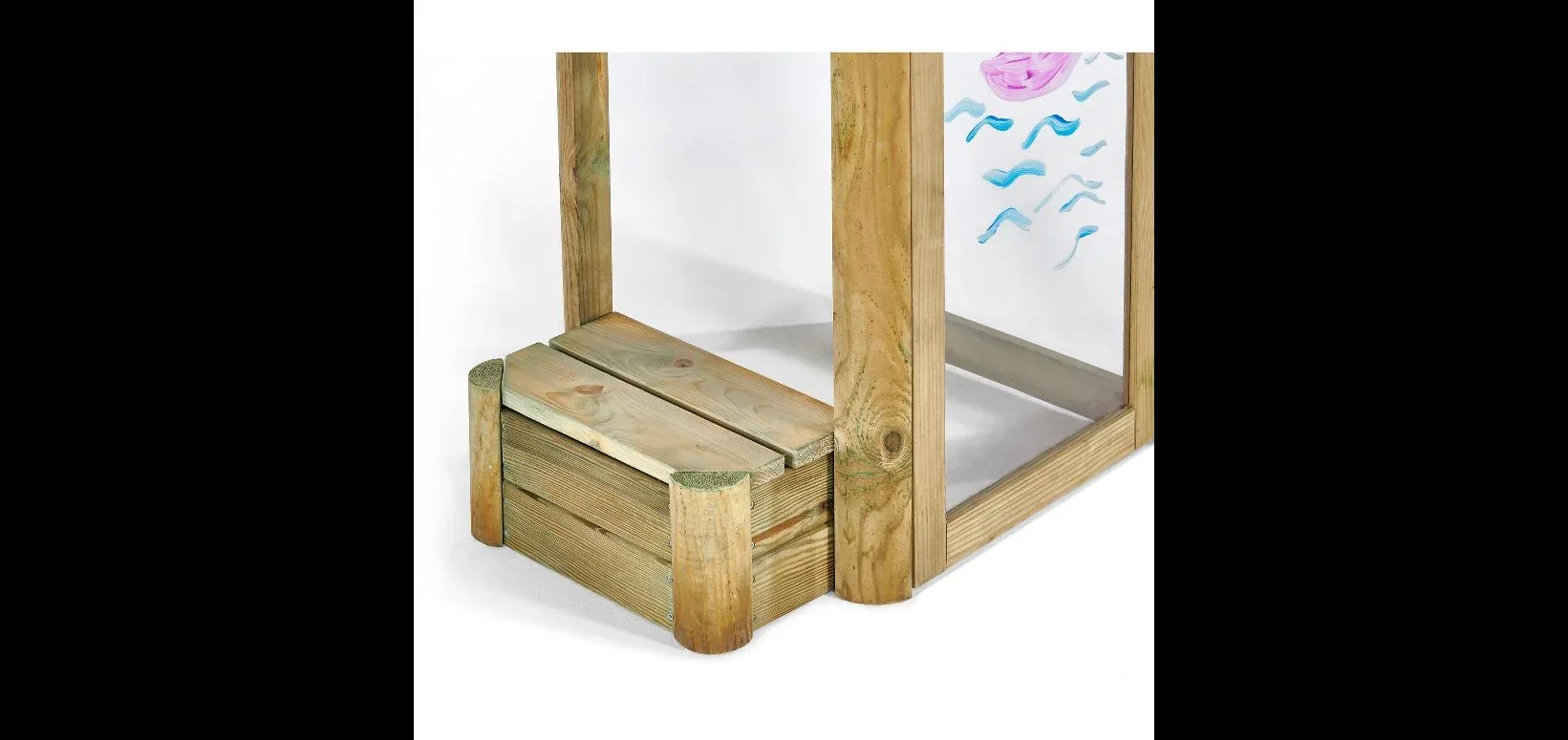 Discovery Wasserspiel Forest , Outdoor-Wasserspiel für Kinder aus Holz, Malscheibe, natur - 11