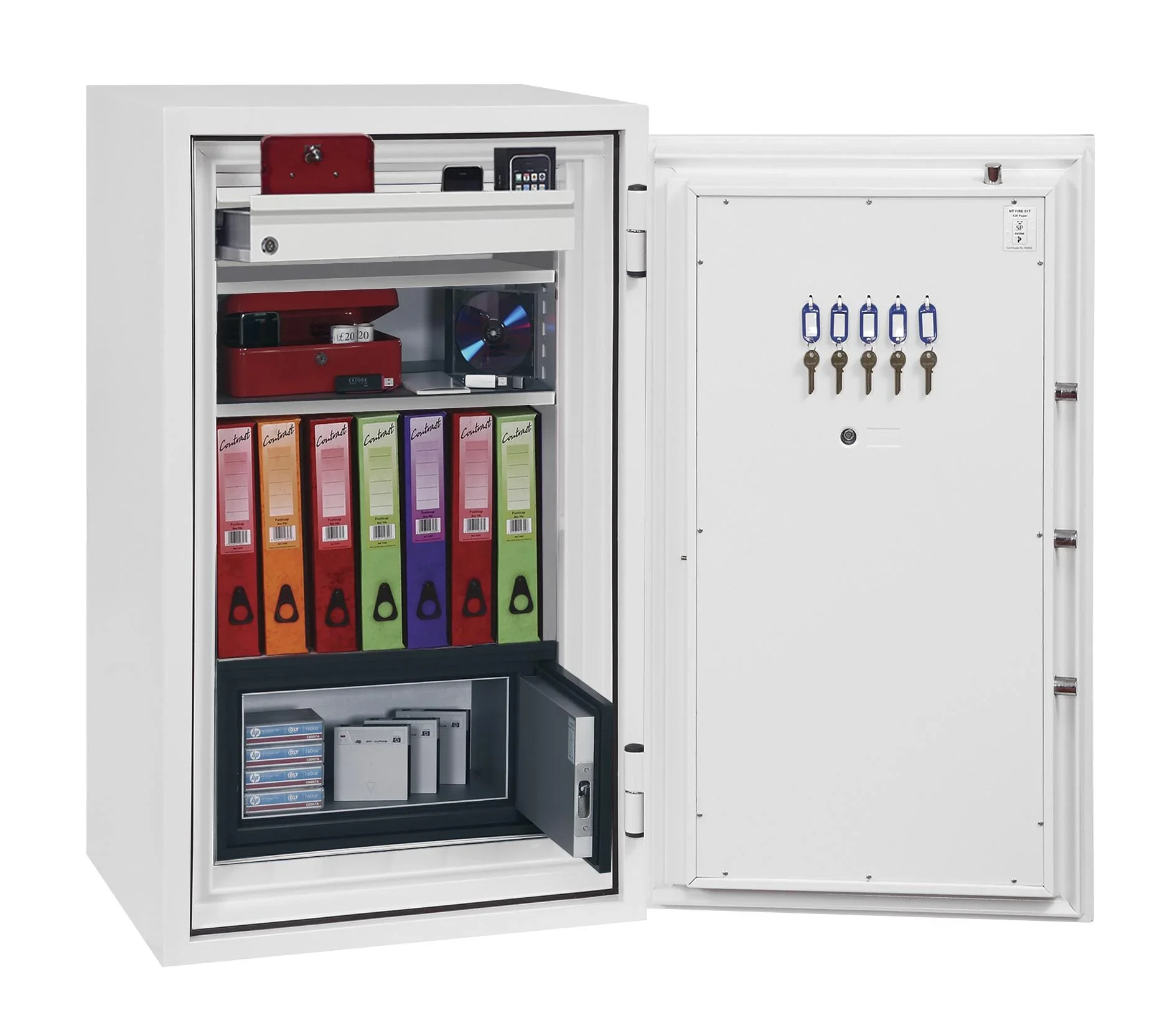 Datenschutztresor Datacombi Größe 4 mit Schlüsselschloss - 3