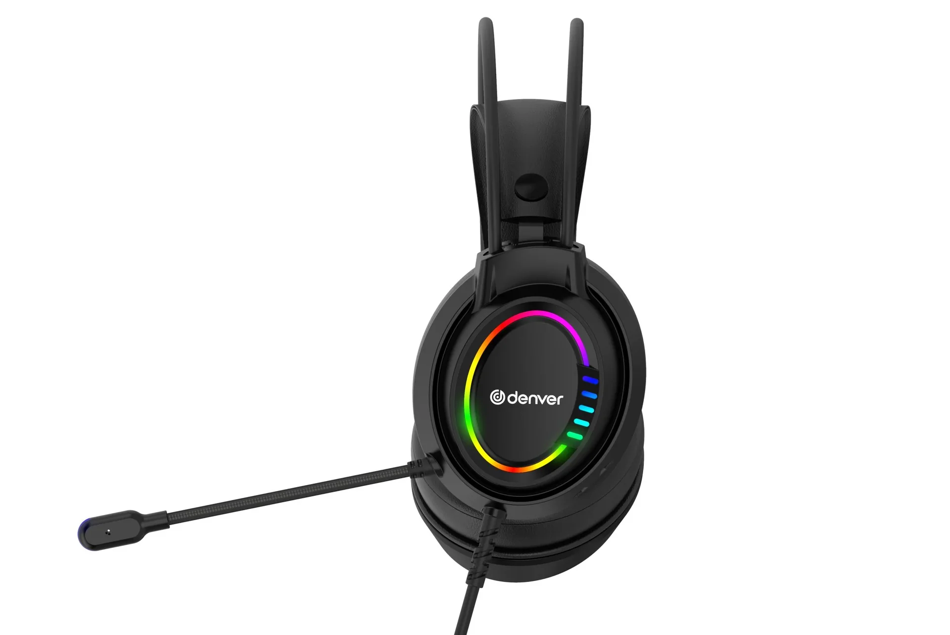 Gaming Headset, Überkopf-Kopfhörer, mit USB-Anschluss und LED-Licht - 0