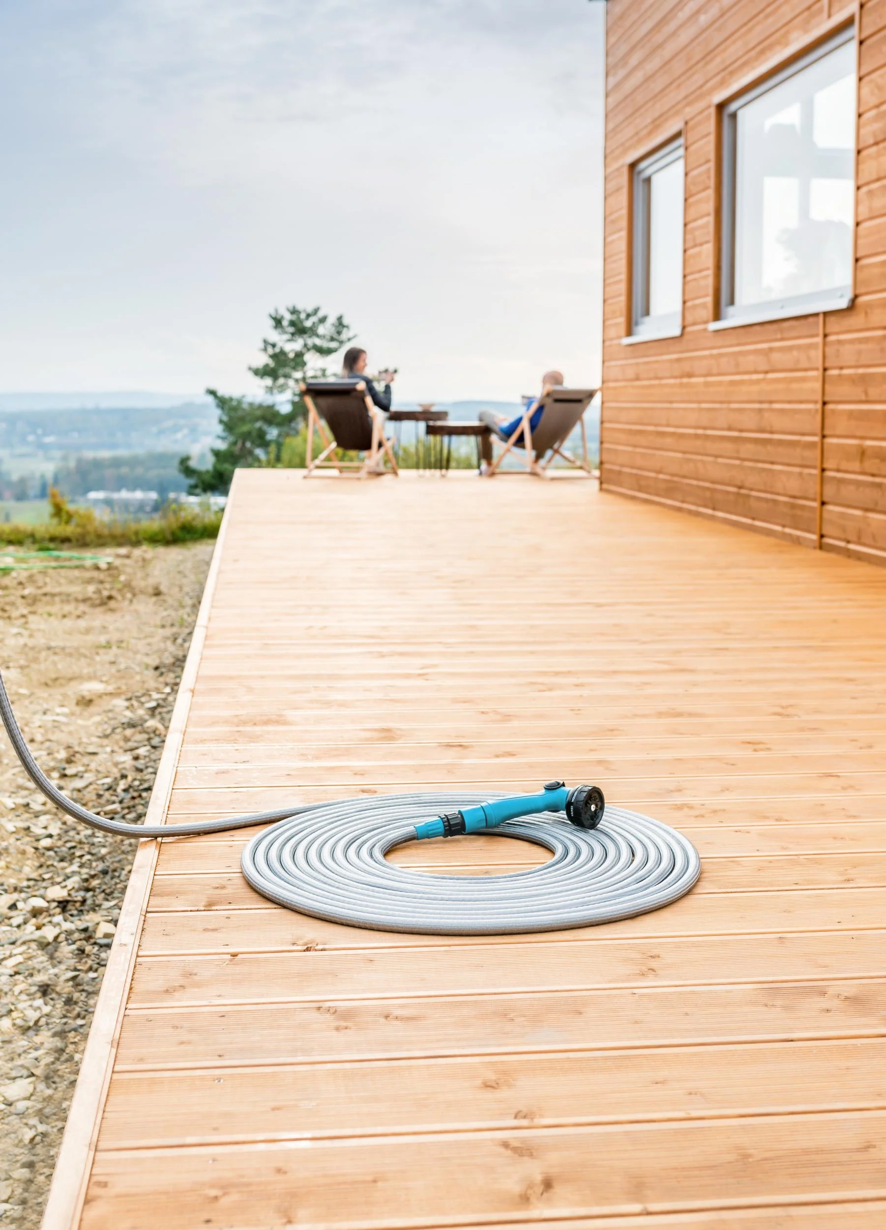 Bewässerungssatz mit dehnbarem Gartenschlauch BASIC 7,5 m - 4
