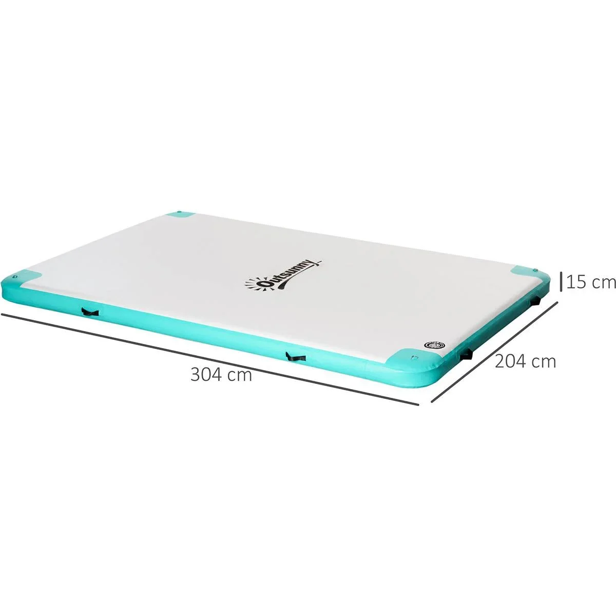 Schwimmbad-Luftmatratze XL bis zu 500kg 3 x 2 x 1,5 m - 2