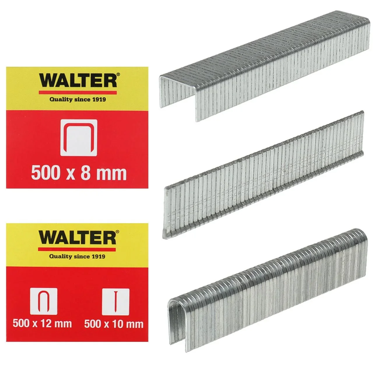 Handtacker-Set inklusive Klammern, Nägel und Krampen - 0