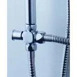 Brausegarnitur - quadratisch - Regenbrause - separate Handbrause - Schiebegriff - 0