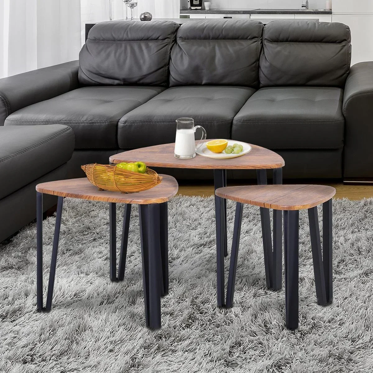 Couchtisch 3-teiliger MDF - 0