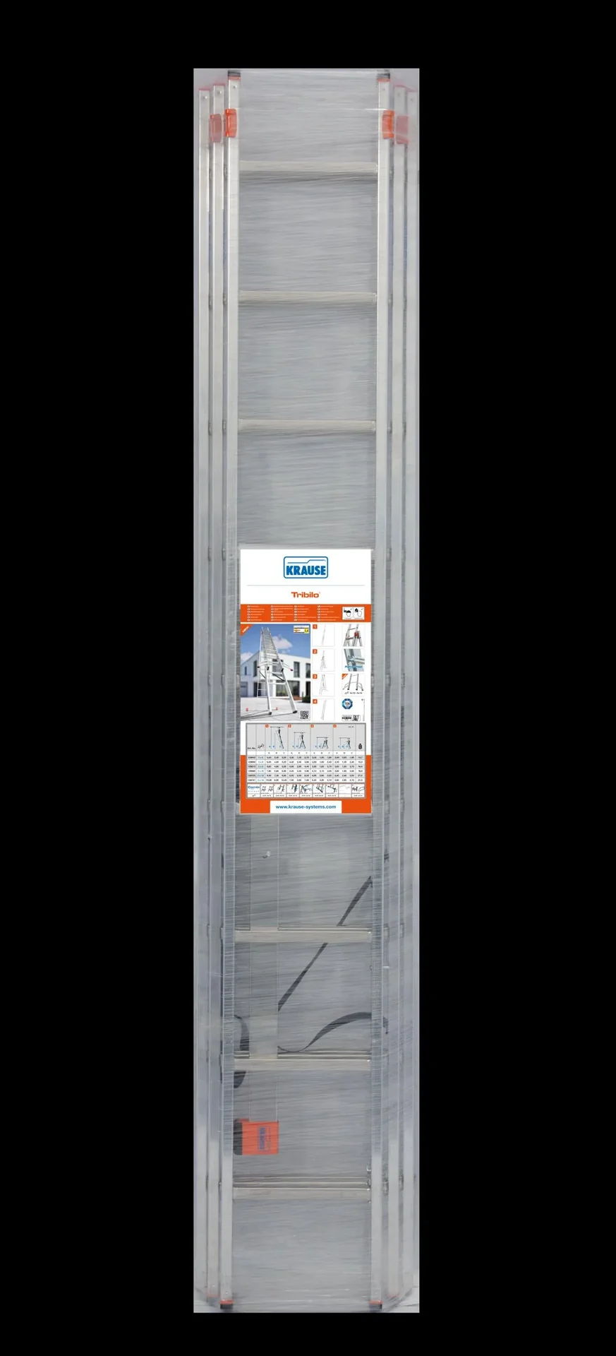 Tribilo Sprossen-Vielzweckleiter 3-teilig, 3 x 9 Sprossen - 5