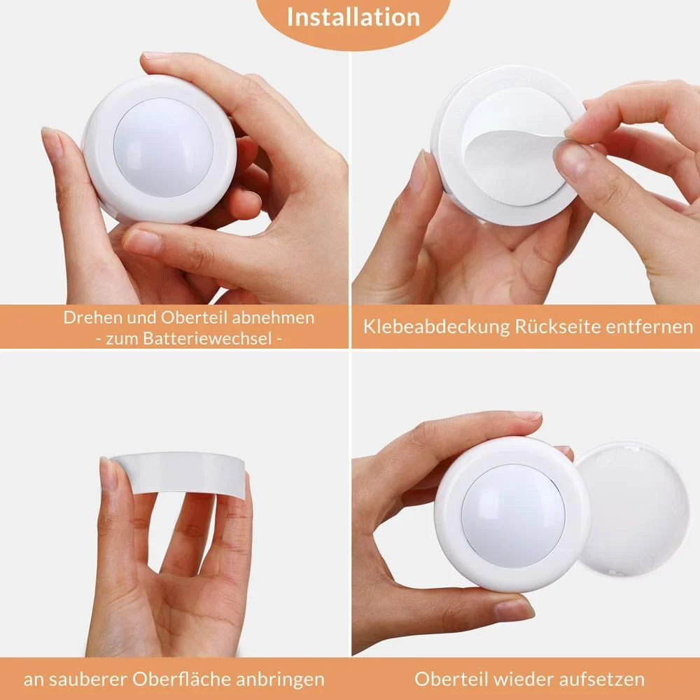 LED-Lampe 6er-Set Skab White mit Fernbedienung - 3