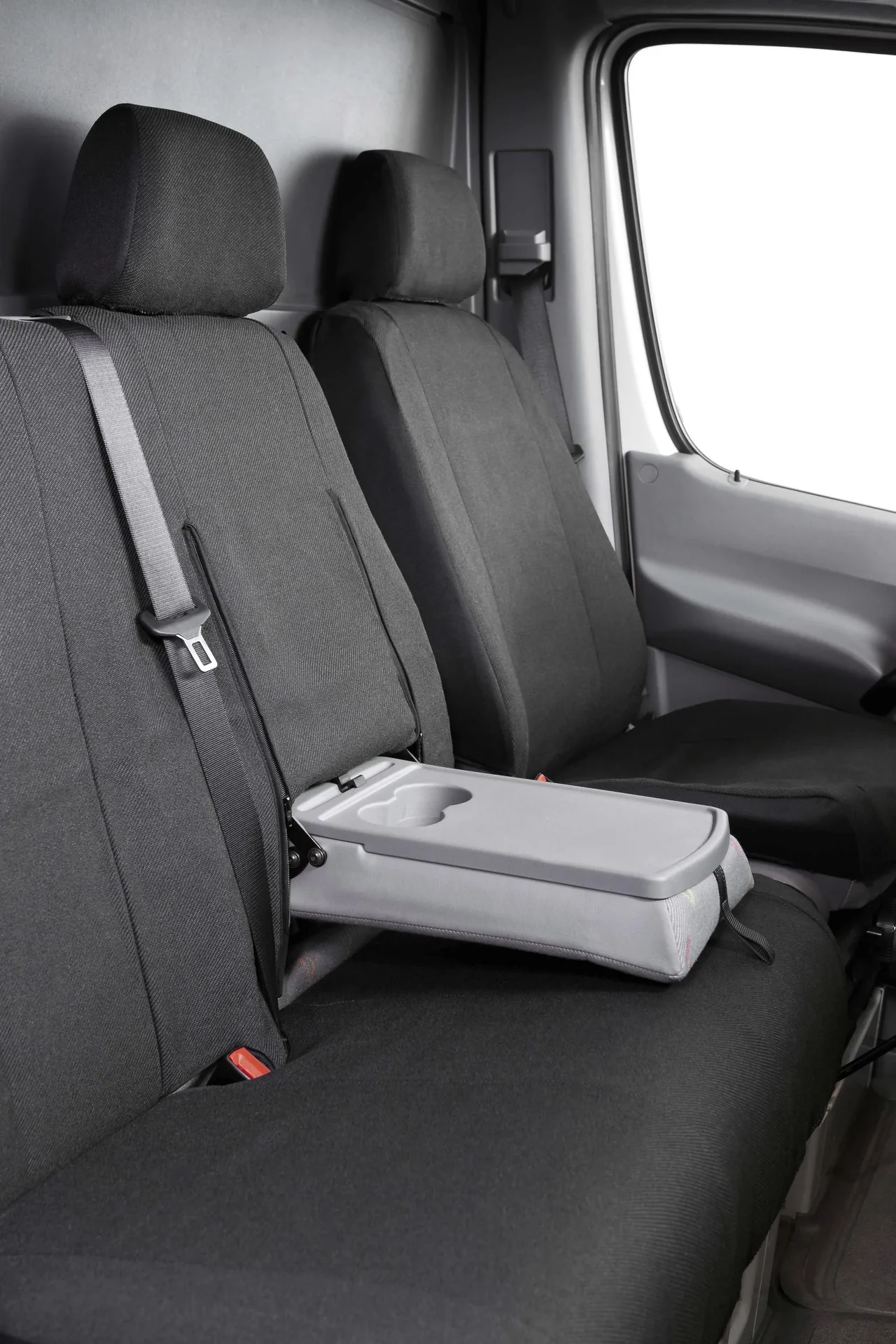 Passform Sitzbezüge für Mercedes Sprinter und VW LT für Einzelsitz und Doppelbank vorne Stoff ab BJ 01/1996 - 04/2006 - 1