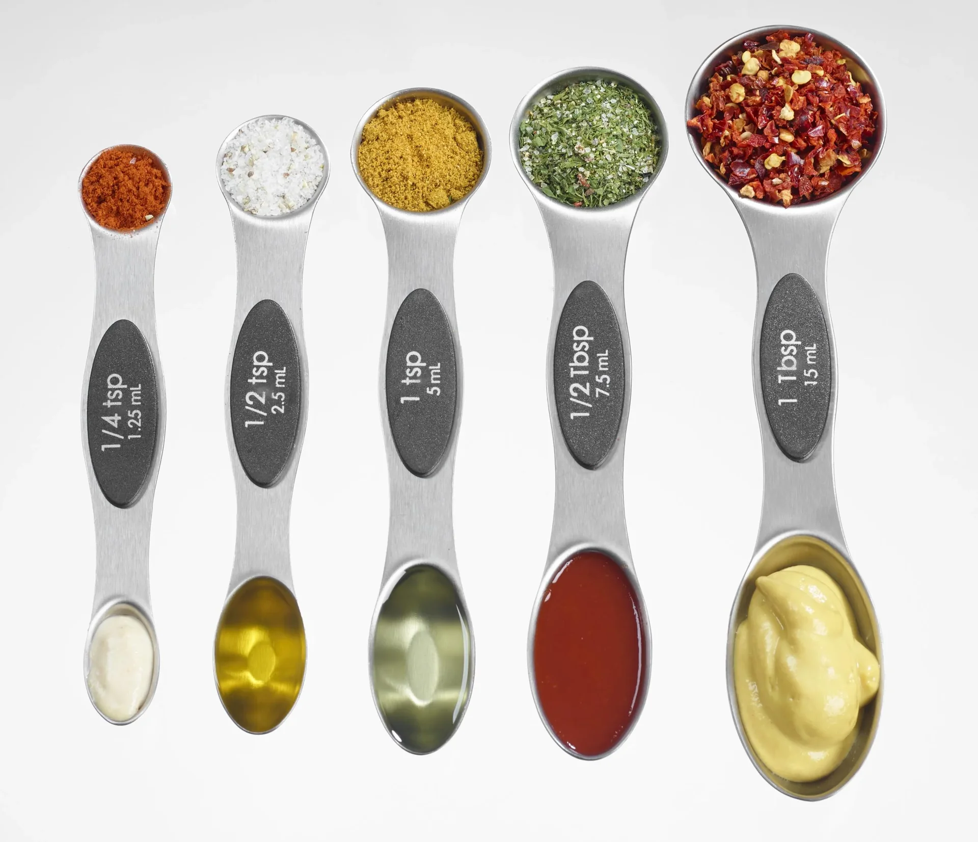 Doppelmesslöffel 2in1, 5-teilig - 0