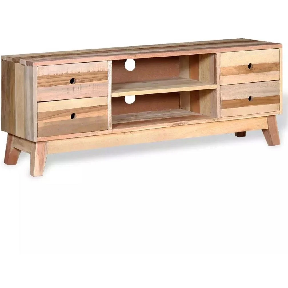 TV-Schrank Massives recyceltes Holz - 1