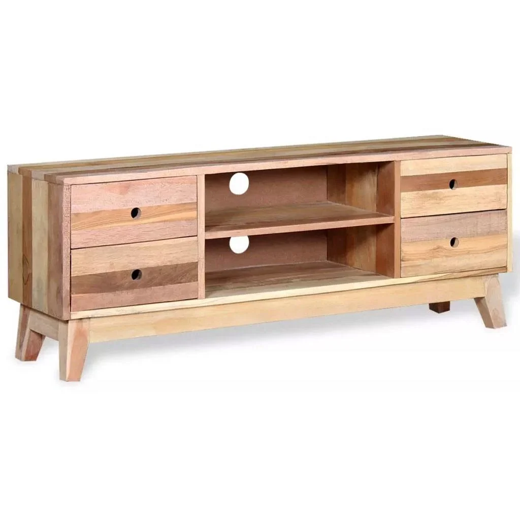 TV-Schrank Massives recyceltes Holz - 4