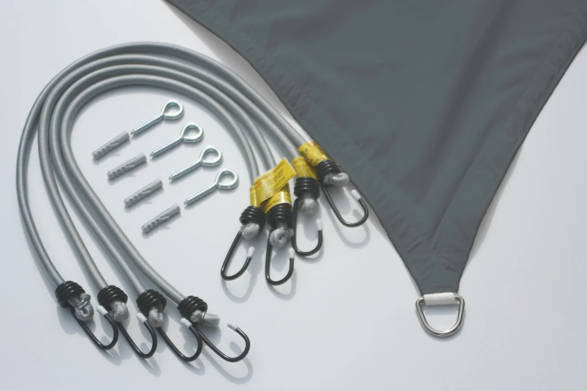 Viereck-Sonnensegel wasserabweisend anthrazit 250 x 300cm - 3