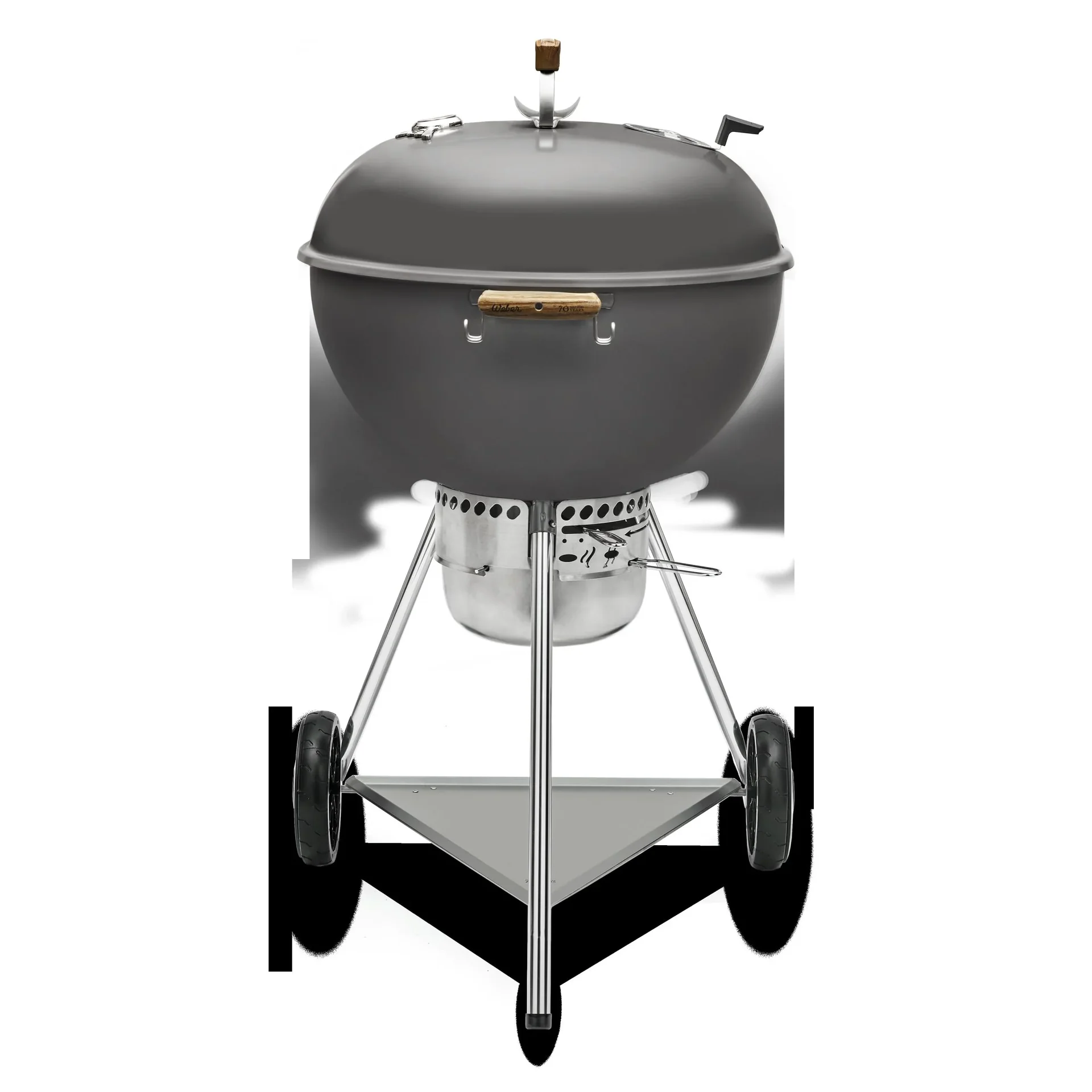 Holzkohle-Kugelgrill 70th Anniversary Edition Kettle, 57 cm, Metallic Grey - 2