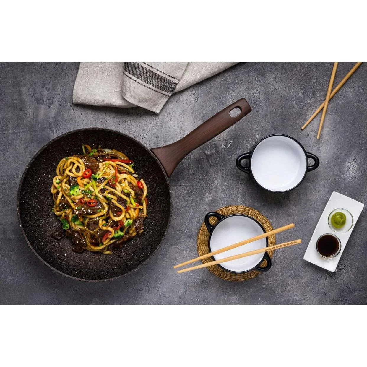 Mehrzer - Wok-Durchmesser 28 cm - steinhart - 2