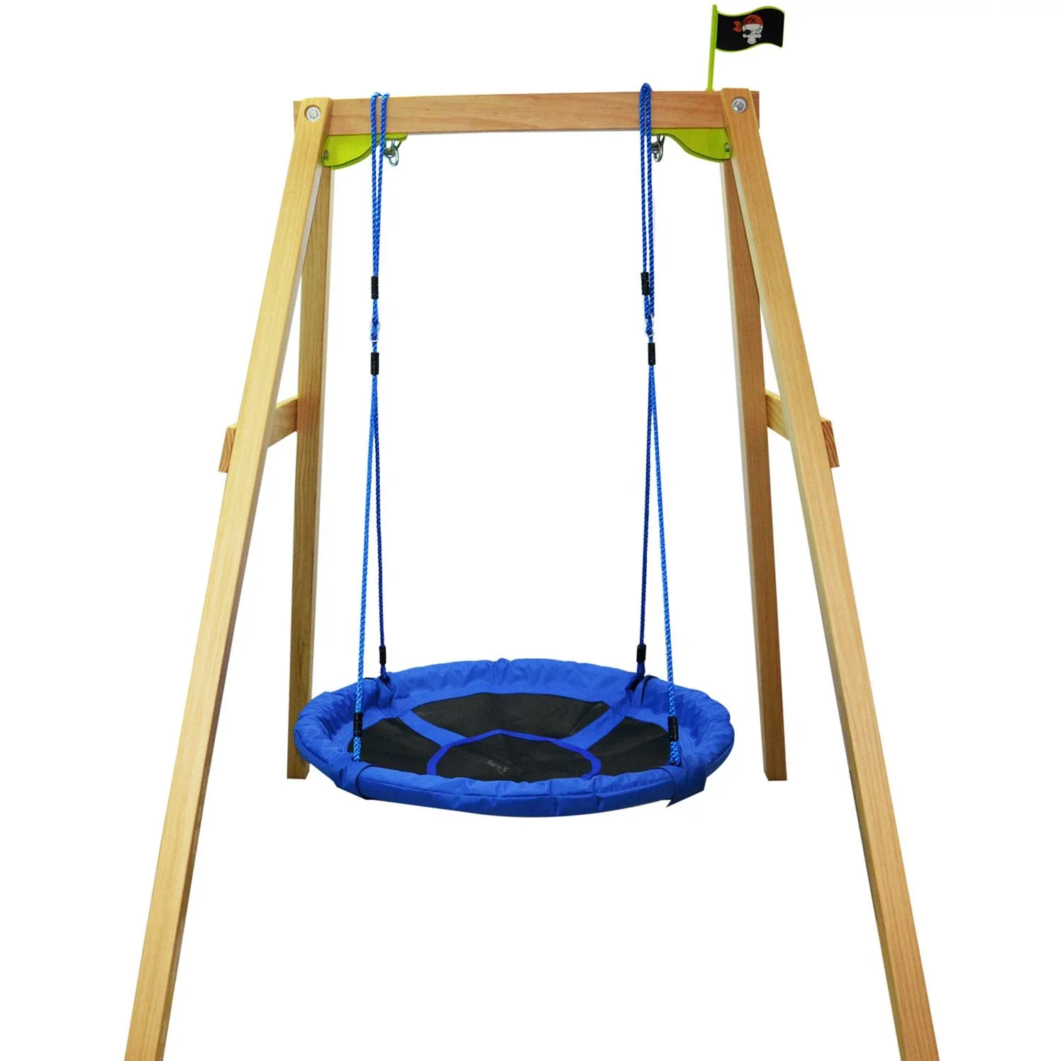 Nestschaukel Kinderschaukel 100cm bis 100kg Blau - 6