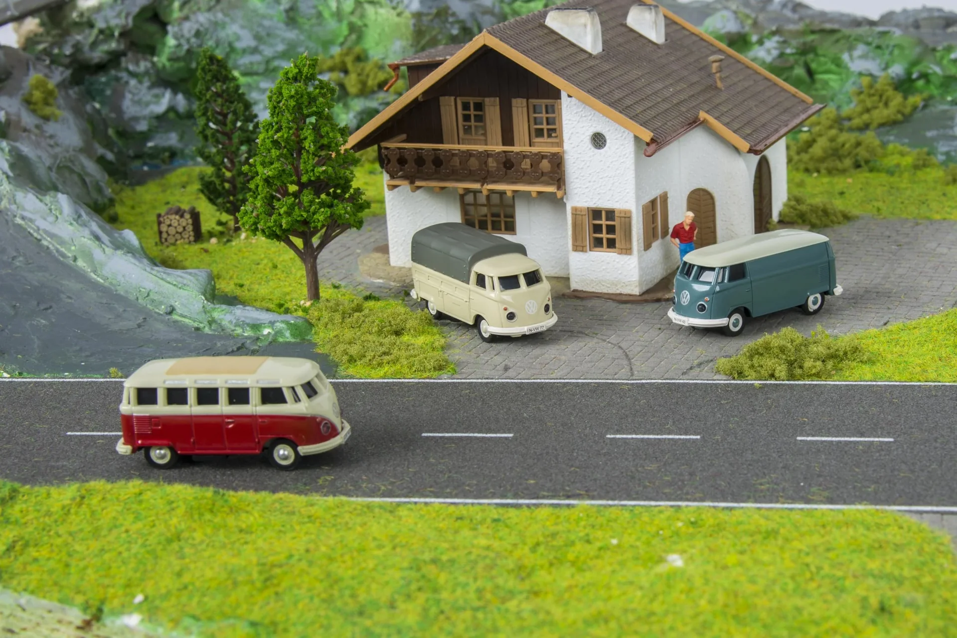 1:87 Mini VW T1 Samba Bus 2.4G 100% RTR - 2