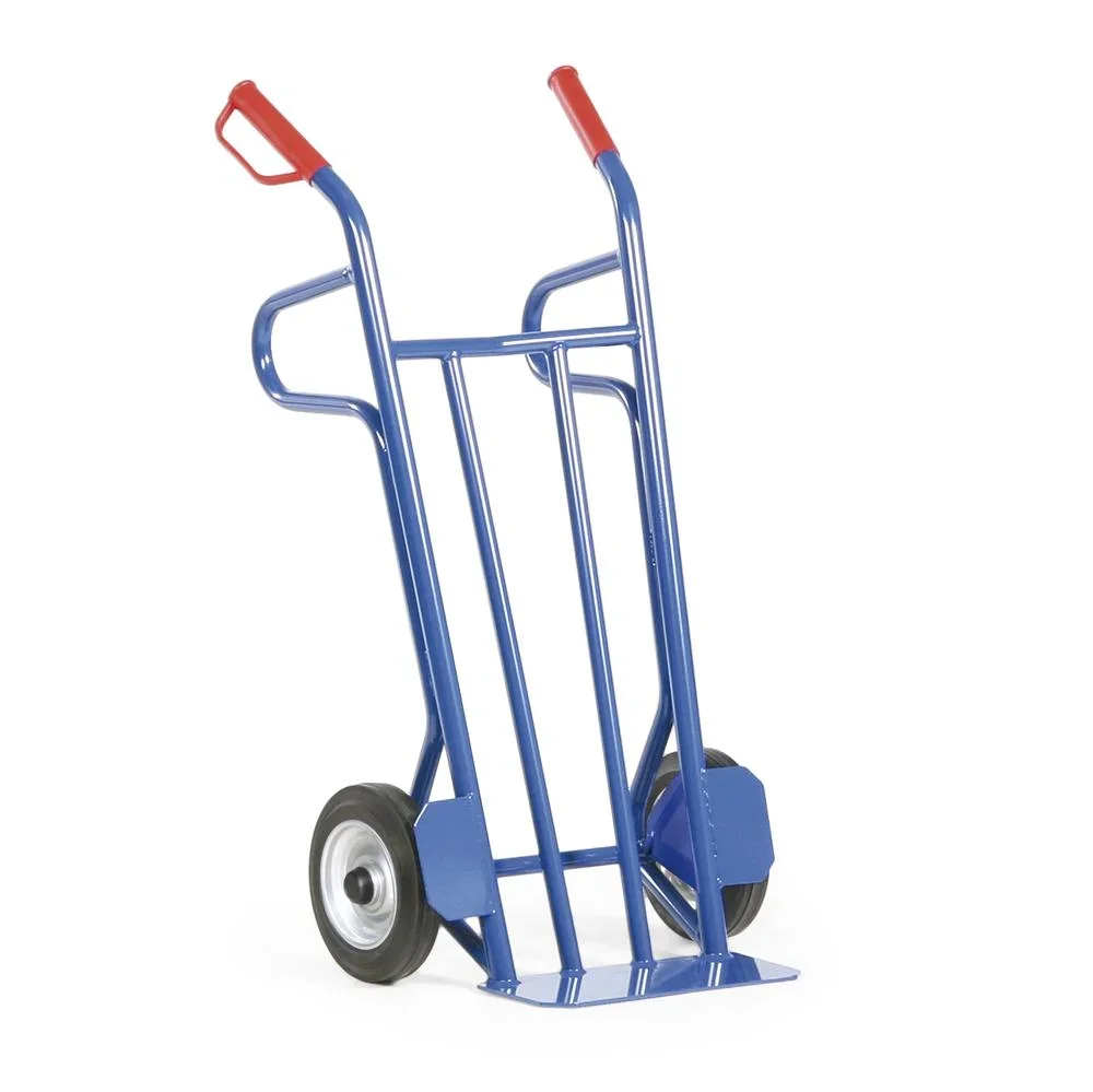 Stahlrohr Sackkarre Vollgummibereifung 250 mm extra stark - 0