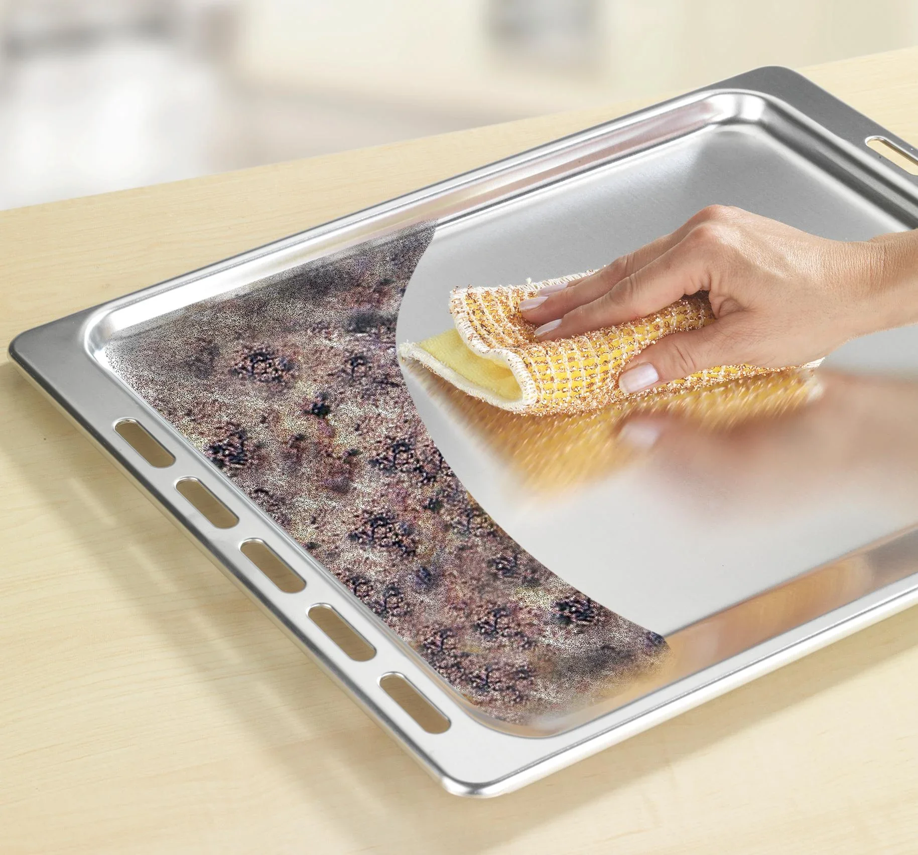 Mikrofaser - Kupfertuch 2 in 1, 2 Stück - 2