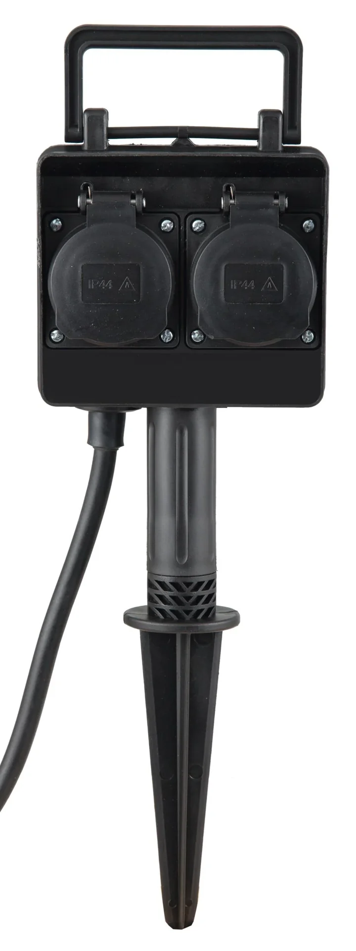 Energieverteiler mit Erdspieß 2-fach - 1
