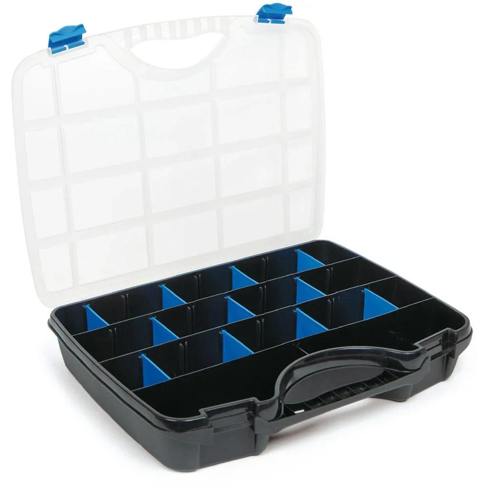 TAYG Sortierbox - 388 x 290 x 61 mm - Mit 21 herausnehmbaren Fächern - 0