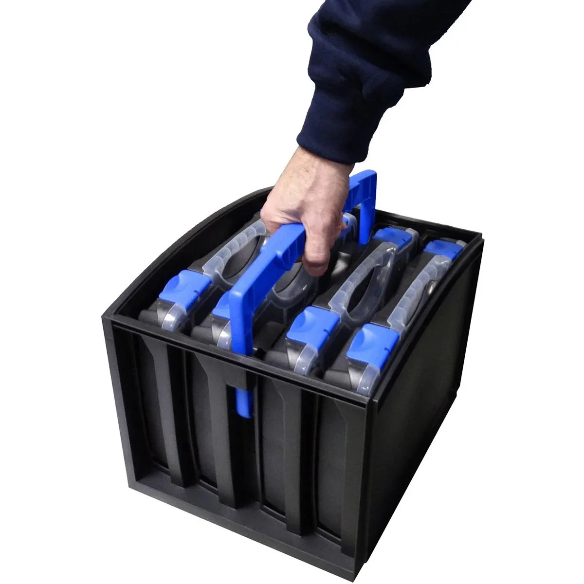 TAYG Sortierbox - 388 x 290 x 61 mm - Mit 21 herausnehmbaren Fächern - 2