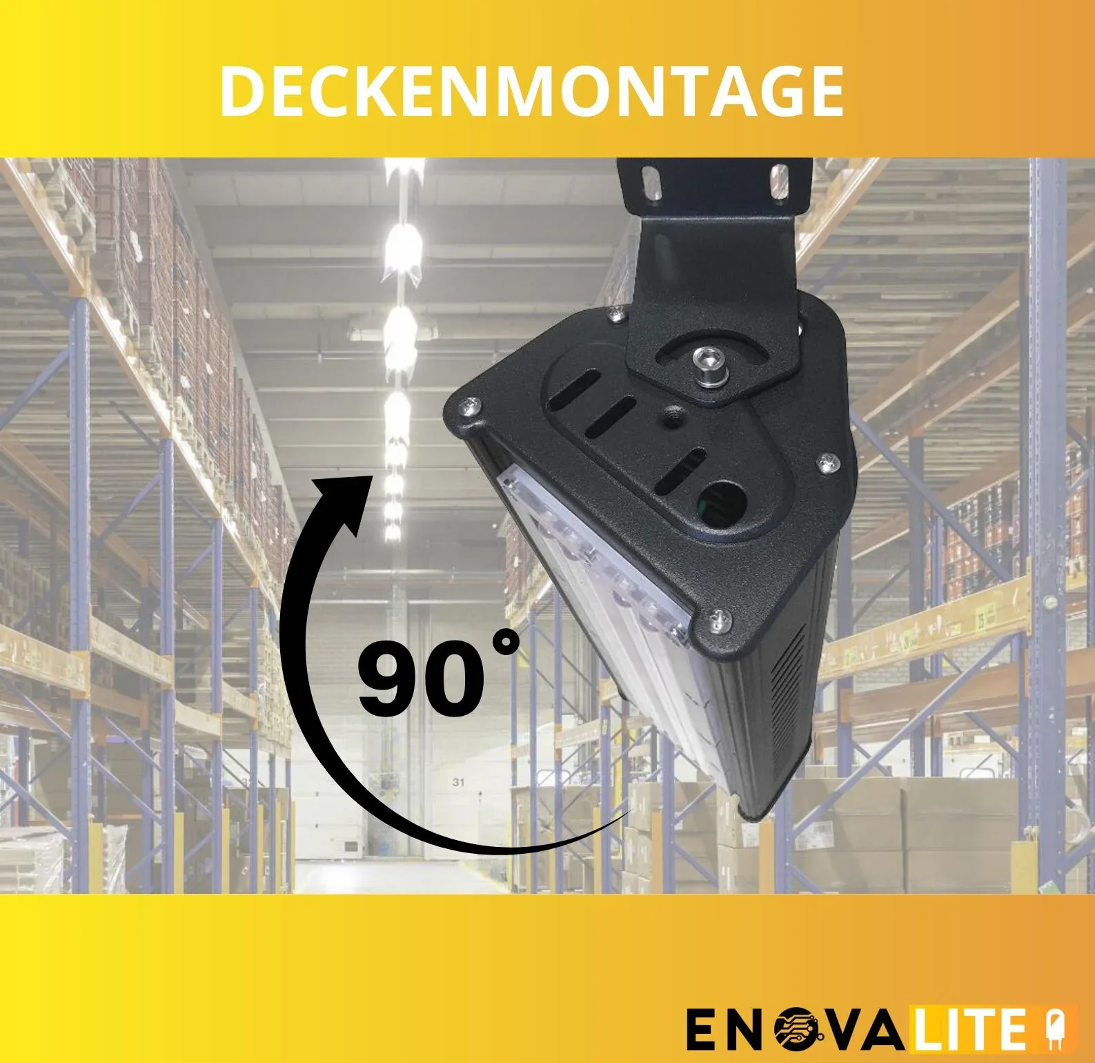 LED-HighBay in linearer Form bietet 50 W, 6000 lm, 5000 K (neutralweiß), IP65 & ENEC-Zertifizierung - 3