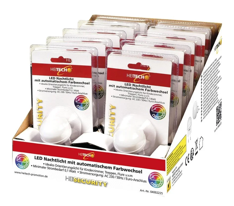 LED Nachtlicht mit automatischer Farbwechselfunktion - 1