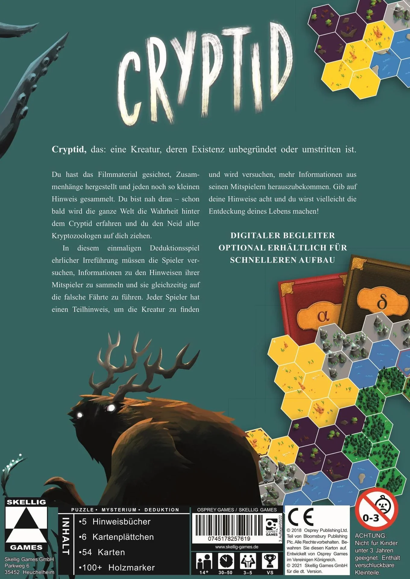 Cryptid - Nominiert zum Kennerspiel des Jahres 2022 - 1