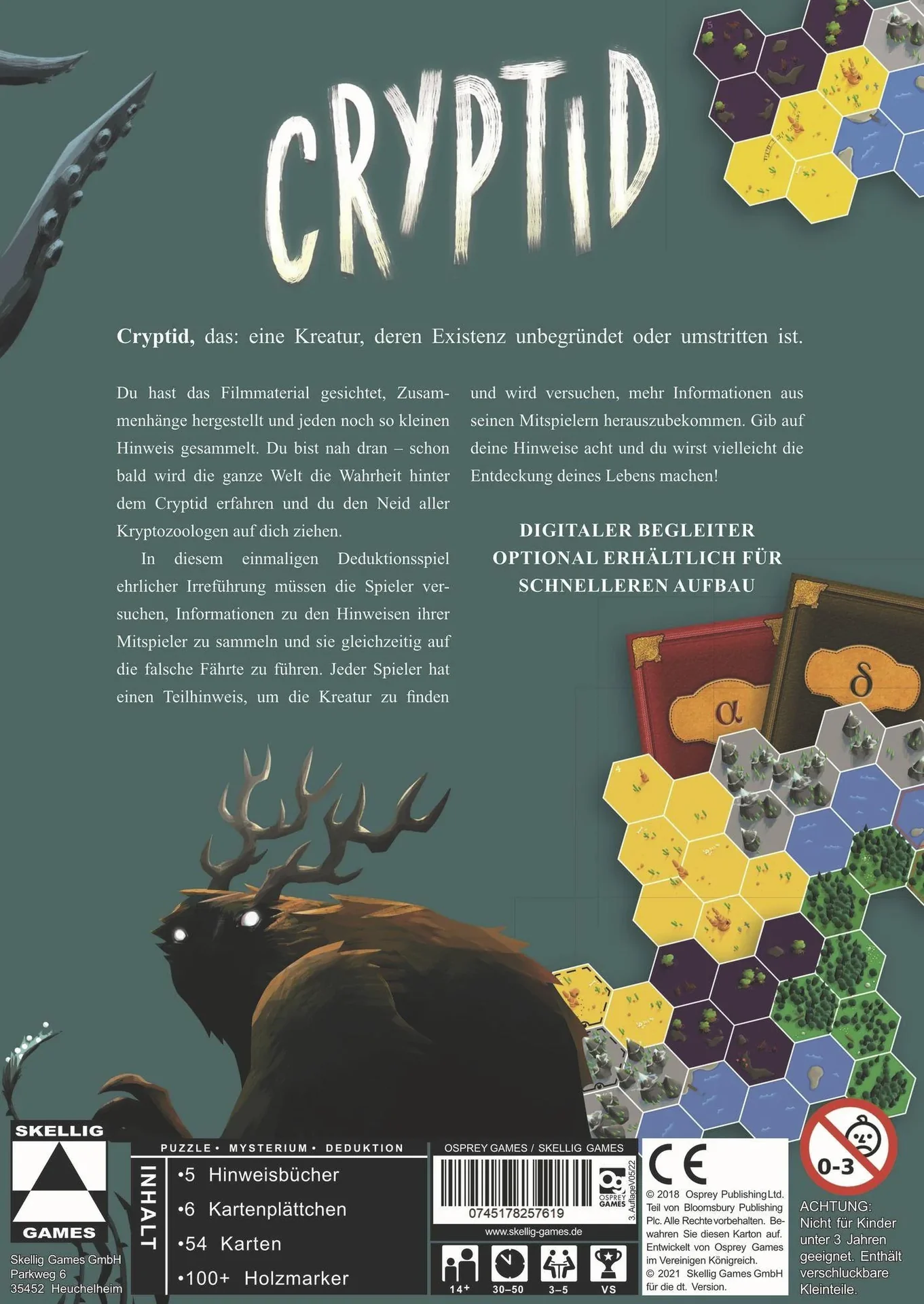 Cryptid - Nominiert zum Kennerspiel des Jahres 2022 - 3