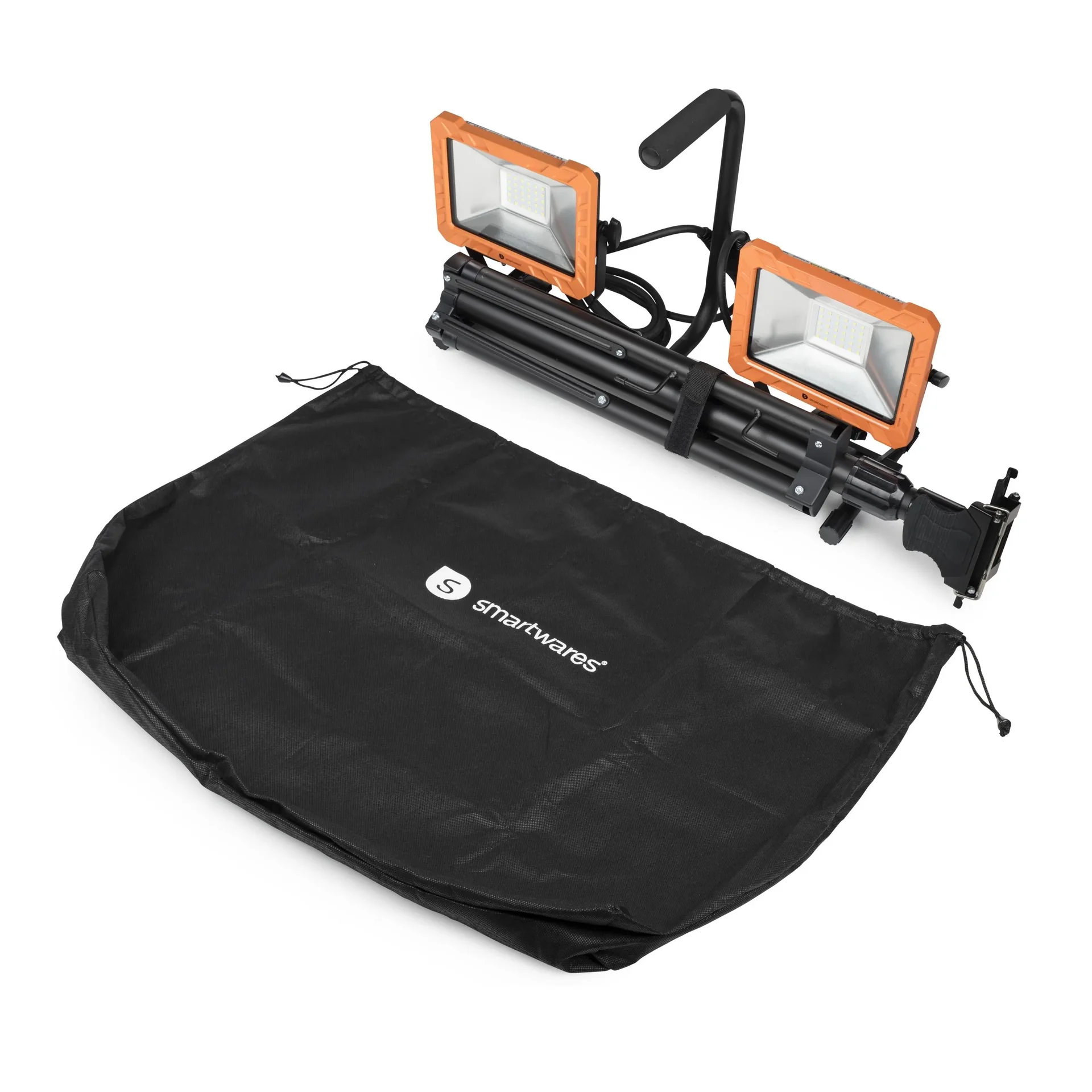 LED Stativ Doppelstrahler mit 2 x 30 Watt und 2400 Lumen - 3