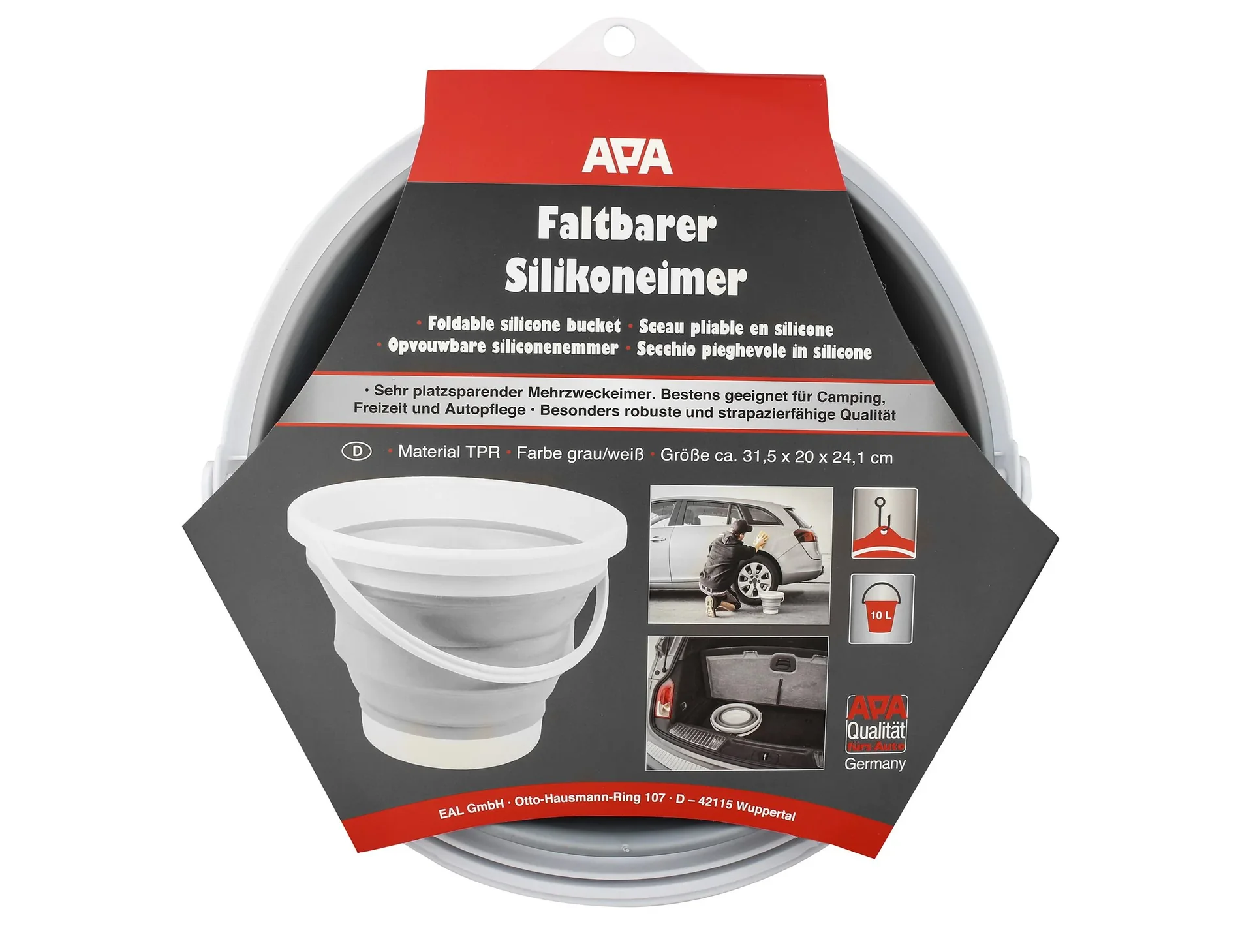 Silikoneimer Faltbar 10 l - 3