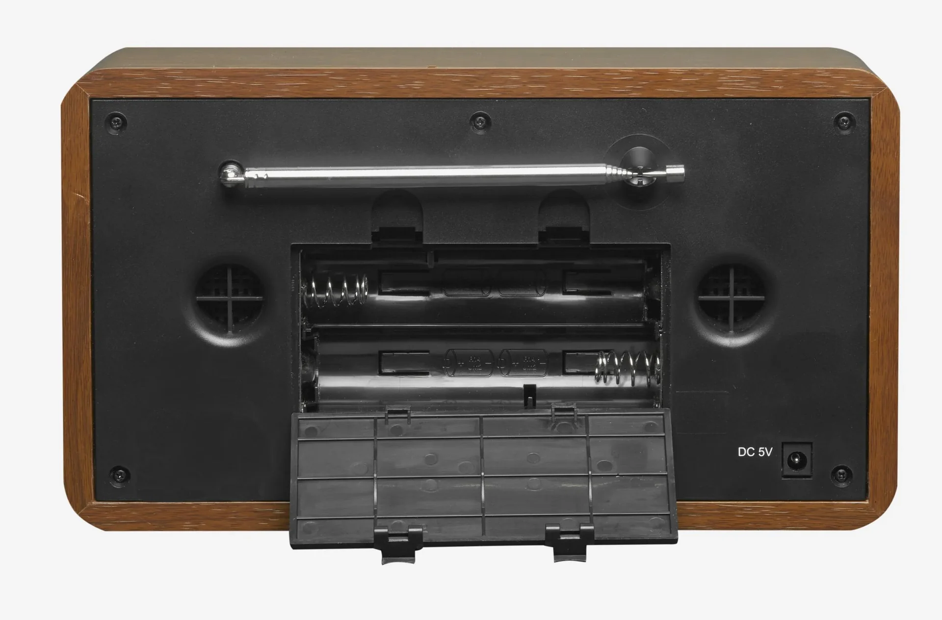 DAB+ Radio mit Weckfunktion im formschönen Holzgehäuse - 0