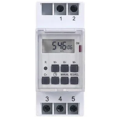 Digitale Wochenzeitschaltuhr - DIN-Schienenmontage - 0