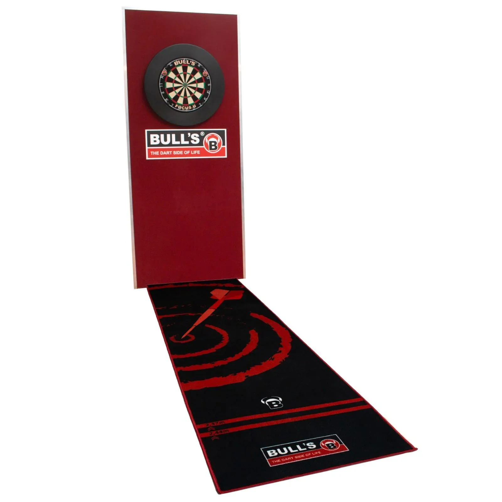 Dartteppich "140" Rot - 0
