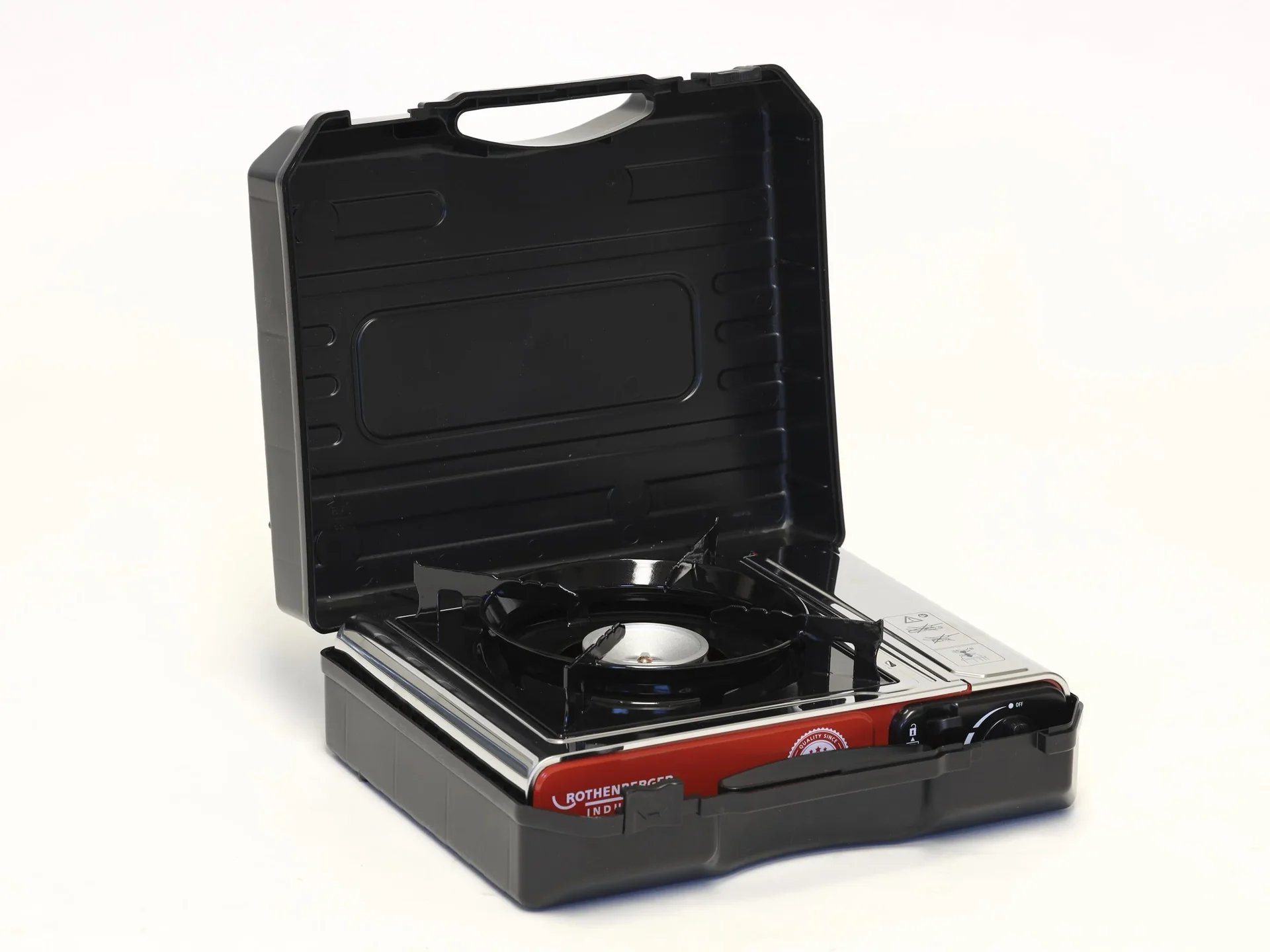 Kompakter Gas-Tischkocher Premium RS 220 mit integriertem Kartuschenfach - 2