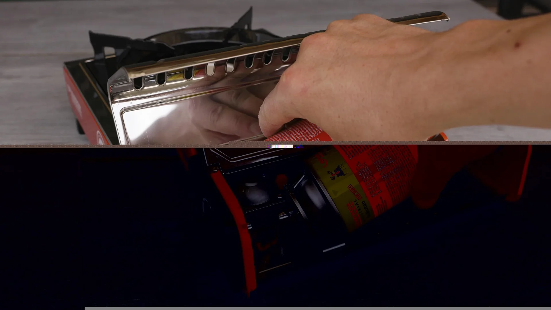 Kompakter Gas-Tischkocher Premium RS 220 mit integriertem Kartuschenfach - 6