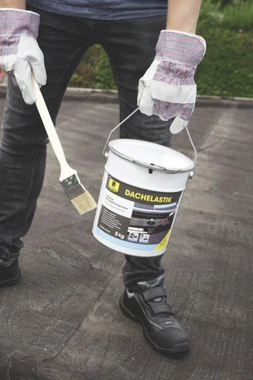 Dachelastik (Flüssigabdichtung), 5 kg Eimer für das Dach - 4